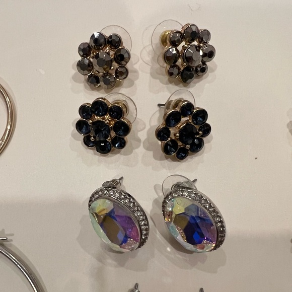 Earrings mixed random styles (14 pairs) - Picture 3 of 8